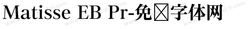 Matisse EB Pr字体转换